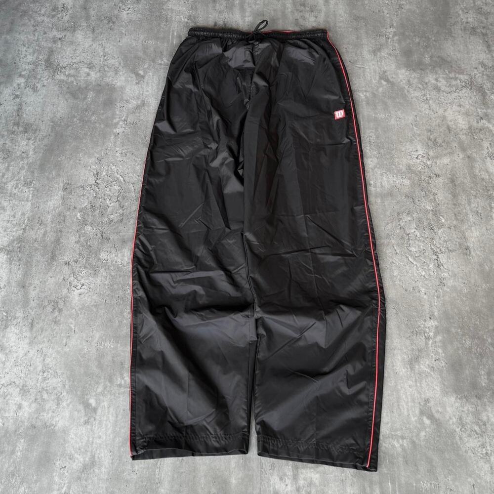 Vintage Y2K Baggy Black & Red Grunge Opium Essential Trackpants